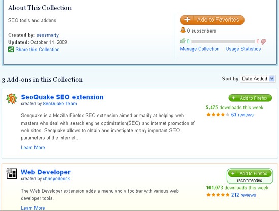 Let’s Create an SEJ Firefox Addon Collection!