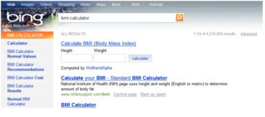 Bing Integrates Wolfram Alpha in Search Results