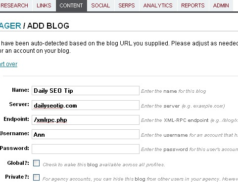 Update Several Blogs From One Dashboard with Raven Tools