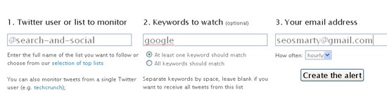 How to Track a Keyword within a Twitter List