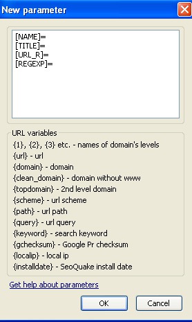 SEOquake parameters