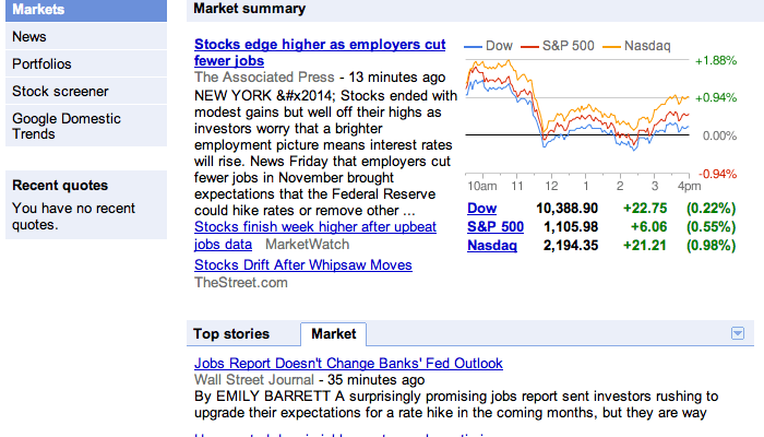 Google Finance Streams Real-Time News