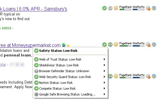How to Insert Page Security Alerts Into Google Results