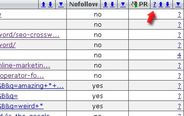 Export links: retrieve data