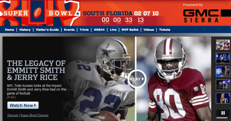 Watch Super Bowl XLIV Online