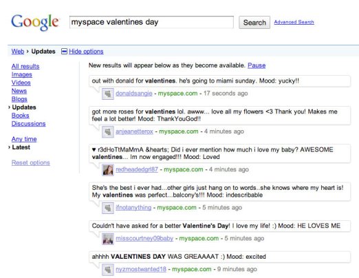 Google Integrates MySpace to Search, But Not Proud of it