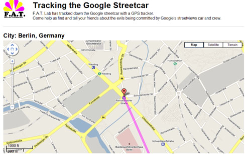 Google Maps Used to Track Down Street View Car