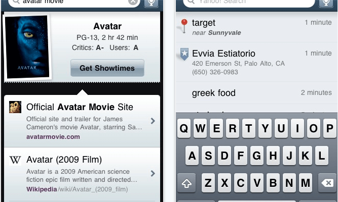 Yahoo Search Arrives on the Apps Store