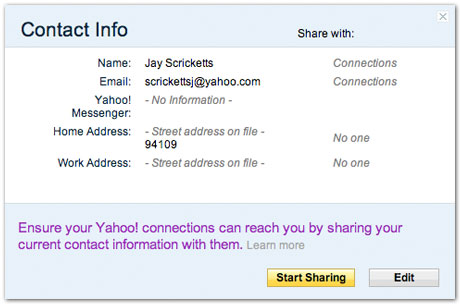 Yahoo Rolls Out Auto-Updating Address Book