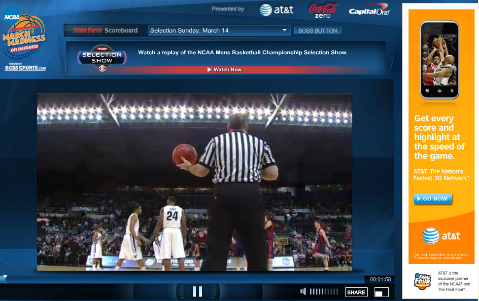 Watch NCAA March Madness Live Streaming Video Online