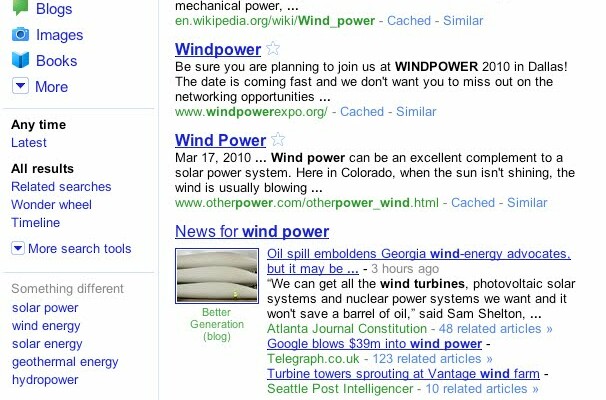 Google Gives its Search Results Pages the Bing Look