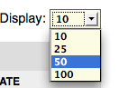 Display options