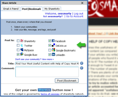 Keep Track of What You Share Online with Sharetivity