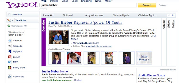 Yahoo Adds New Search-Enhancing Features