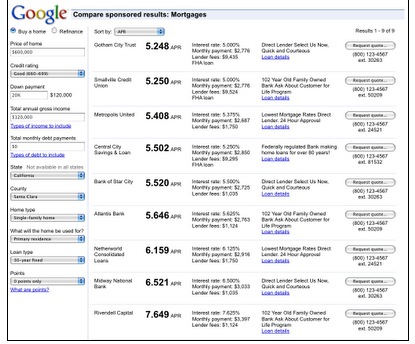 comparison ads