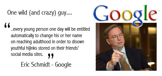 Google's Eric Schmidt