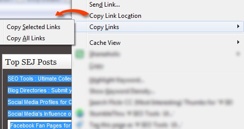 3 FireFox Addons to Easier Copy Links and Anchor Texts