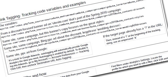 Google Analytics Cheatsheet