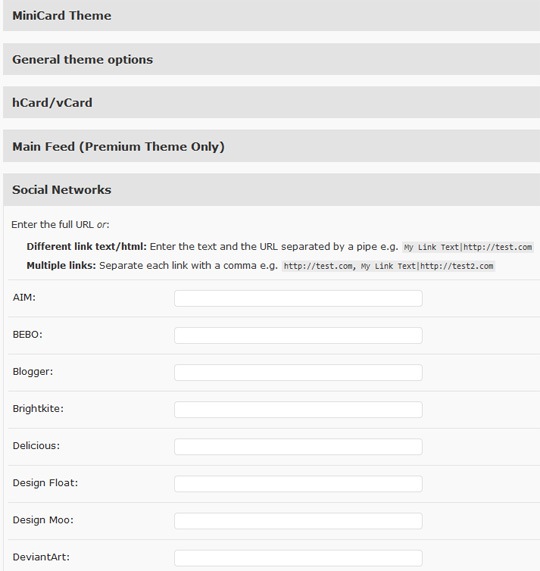 minicard options