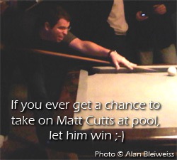 Matt Cutts - Pool Shark