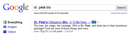 Google AdWords and the New +1