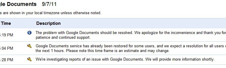 Google Docs Outage: Does .01% Downtime Equate to Reliability?