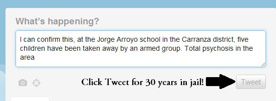 ‘Twitter Terrorism’ Charges Discourage the Usage of Social Media in Mexico