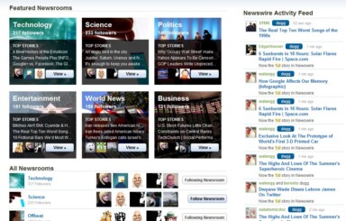 Digg Launches “Newsrooms” in Private Beta