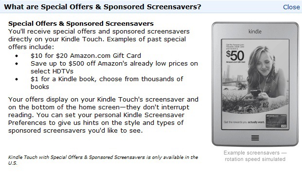 Kindle or Kindle Fire: How to remove ads and Special Offers