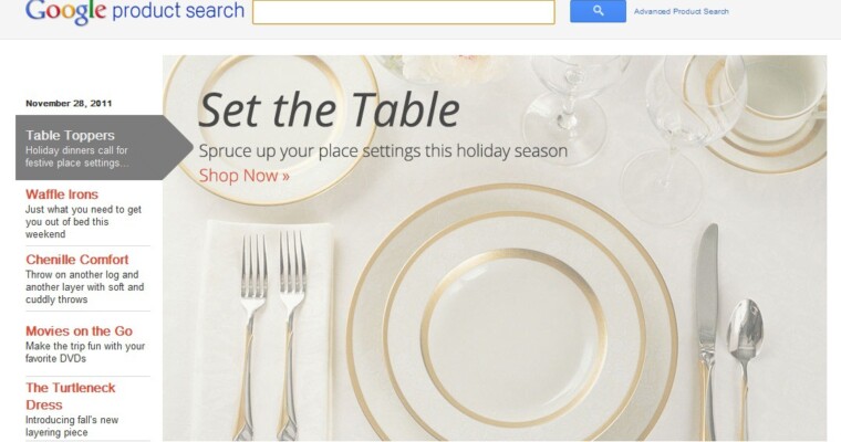 Cyber Monday: Holiday Shopping Using the Updated Google Product Search Features