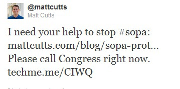 matt cutts opposes sopa