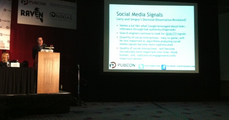 PubCon: Kristopher Jones on Increasing Klout Score and Social Presence