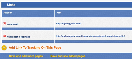 Link tracking with MyBlogGuest Tracker