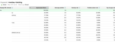 Using the AdWords “Auction Insights” Feature to Improve your Marketing Efforts