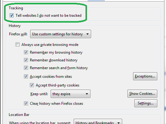 Twitter Supports Do Not Track Privacy Feature