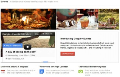 Google+ Events Invites You to Help Make Evite Obsolete