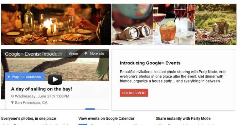 Google+ Events Invites You to Help Make Evite Obsolete