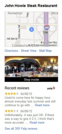 yelp bing local agreement