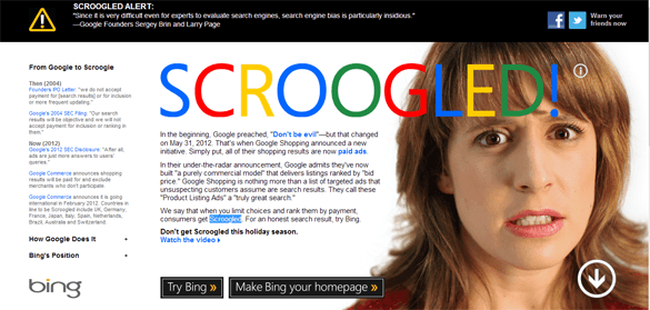 Bing Scroogled ad.