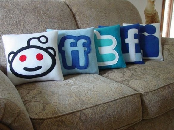 Social media pillows