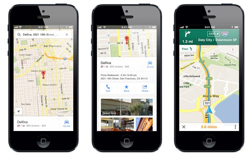 google maps for iphone