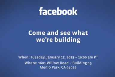 Speculation Abounds in Advance of Facebook Press Event