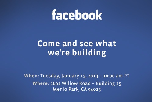 Speculation Abounds in Advance of Facebook Press Event
