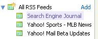 Yahoo Mail RSS Reader (Screenshots!) Integrates Blogs into Email