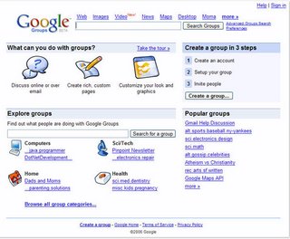 New Google Groups Beta
