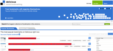 Delicious.com Relaunches : Enhanced Speed, Search & Design with No Dots