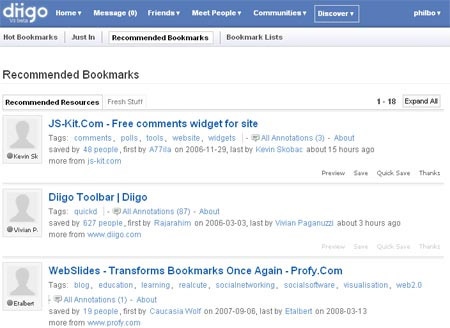 Diigo : The End Of Bookmarks?