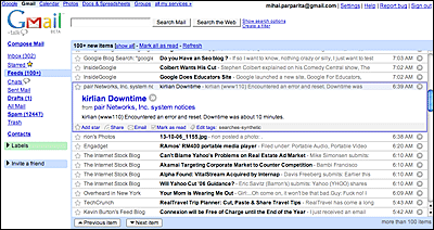 Google Reader for GMail
