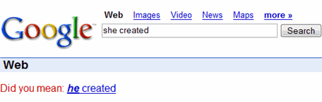 Google’s Sexist Search Results
