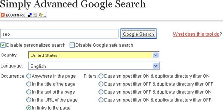 5+ Tools For Google Advanced Searching